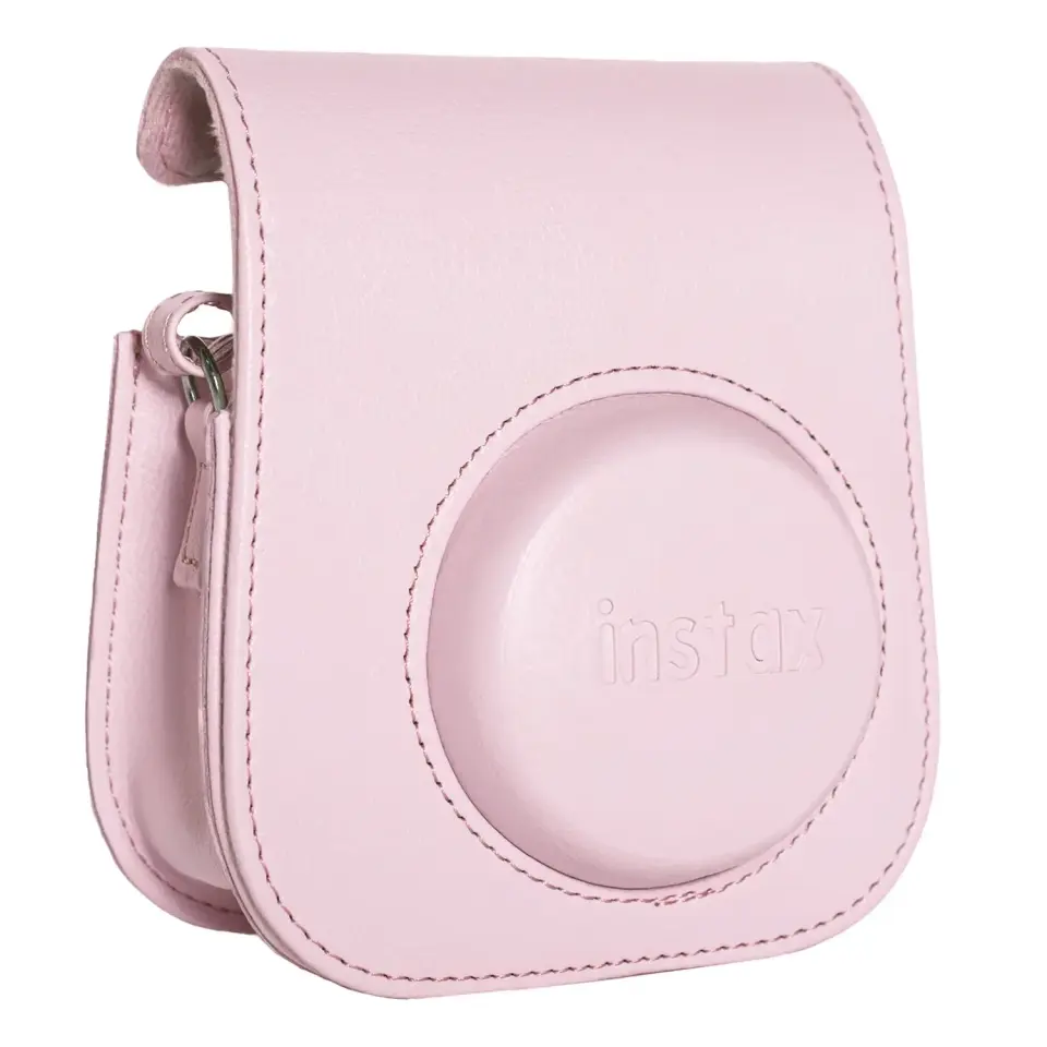 Instax Mini 12 Pembe Deri Çanta