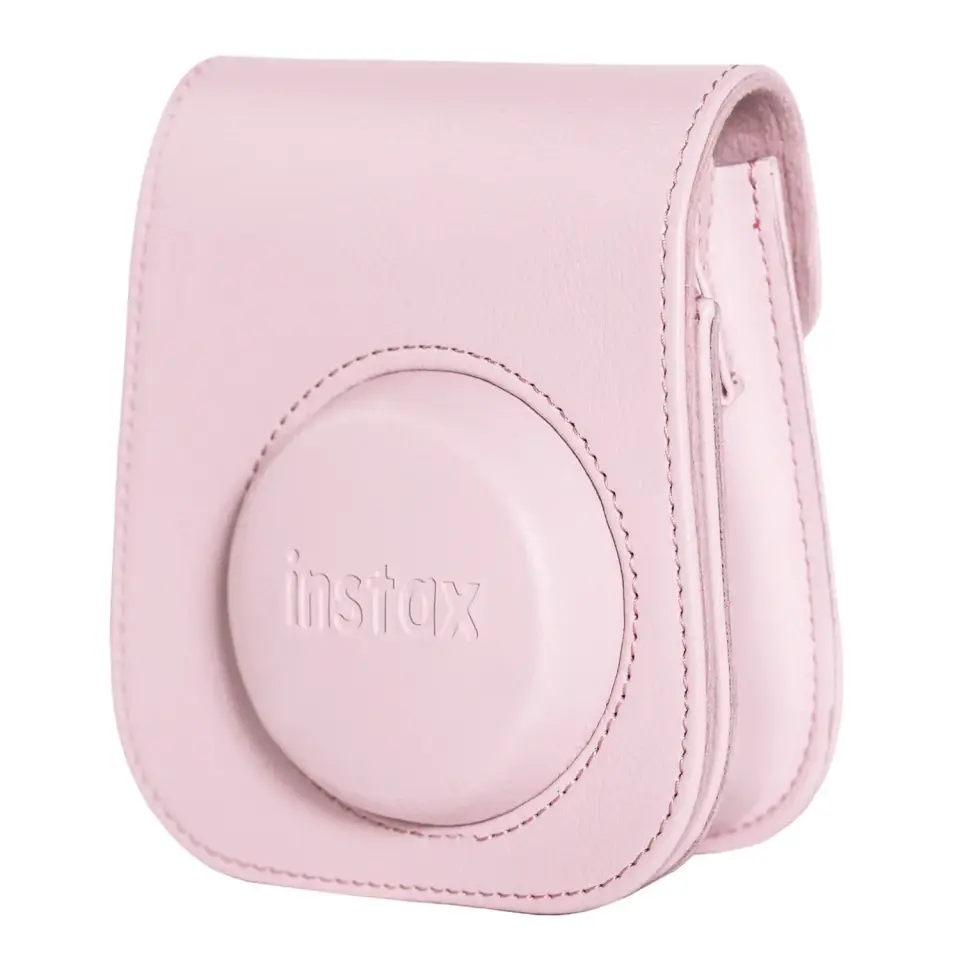 Instax Mini 12 Pembe Deri Çanta