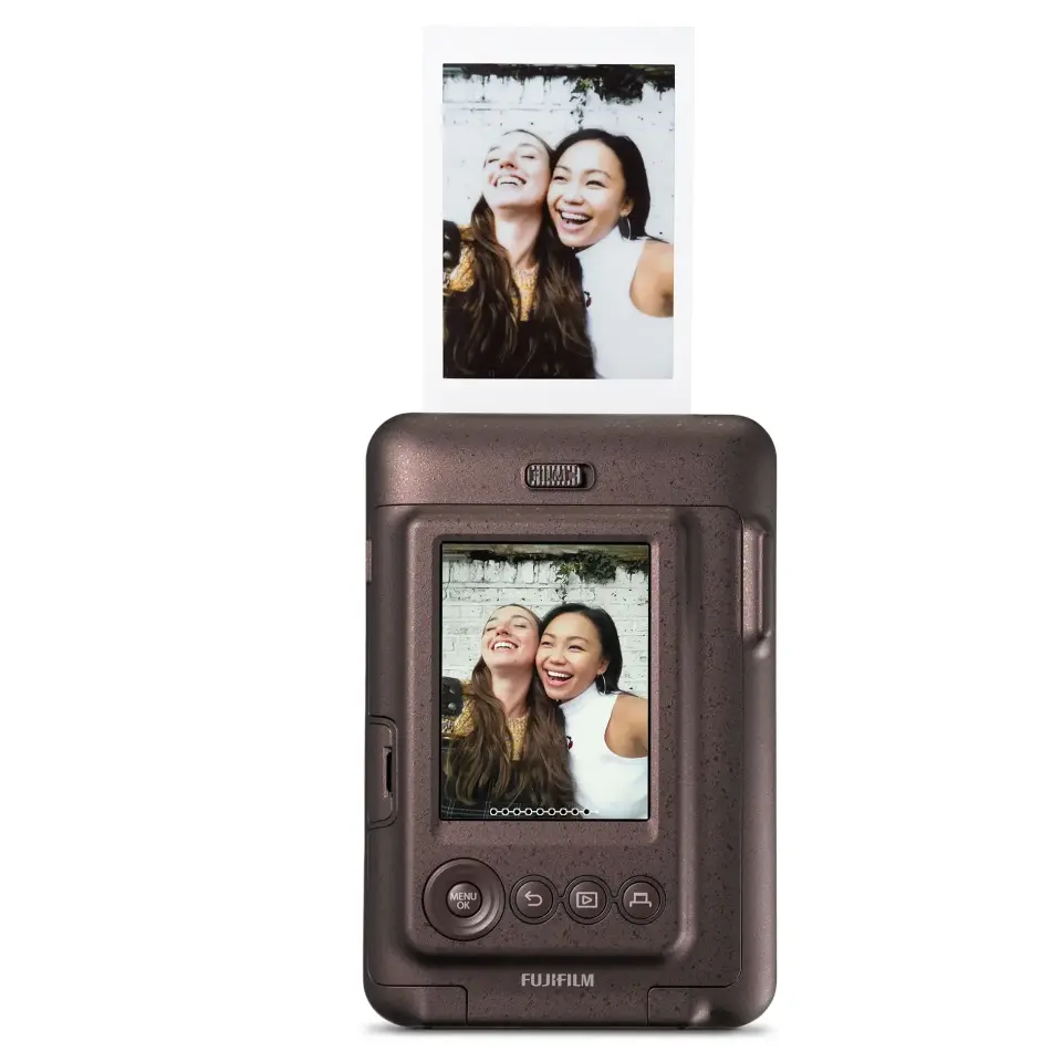 Instax Mini LiPlay Deep Bronze Fotoğraf Makinesi + Çanta ve 20'li Film Set