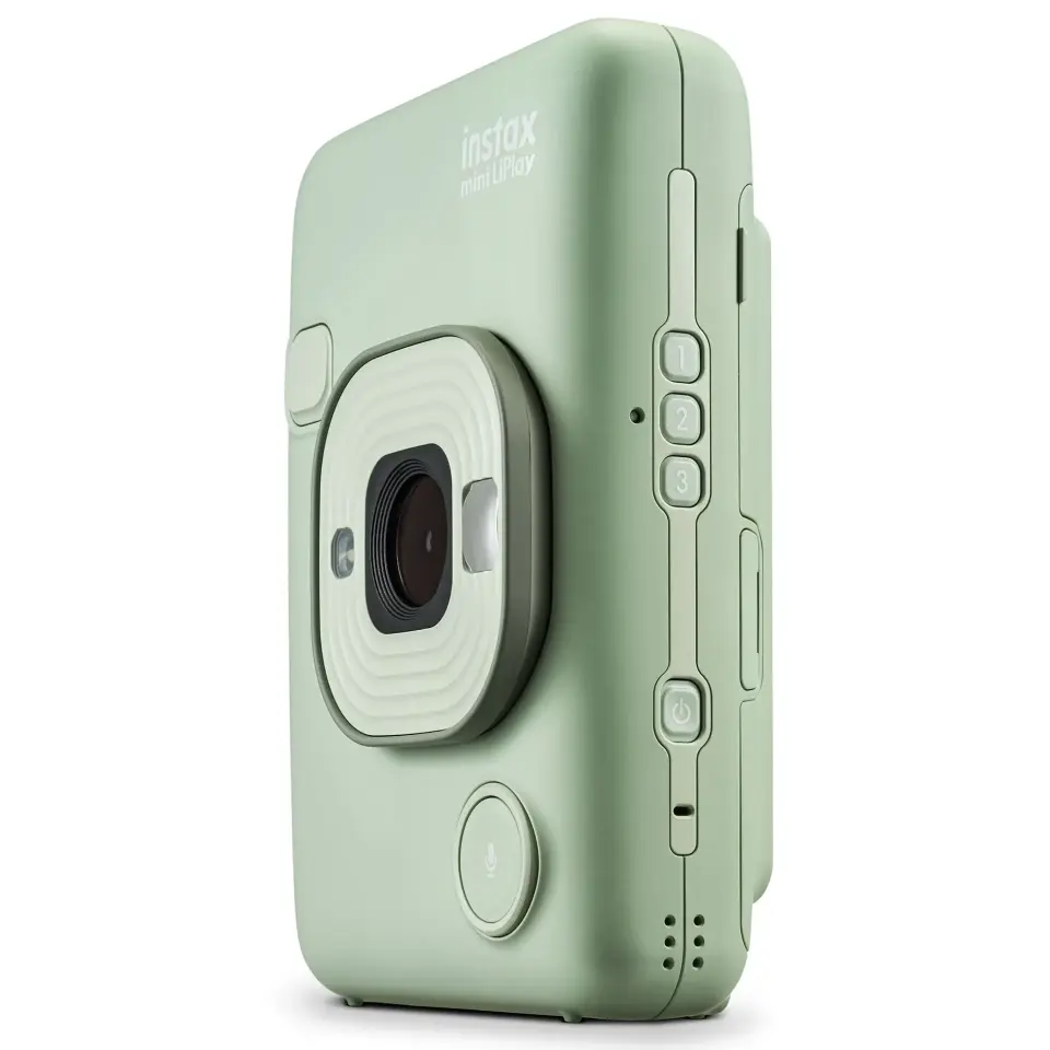 Instax Mini LiPlay Matcha Green Fotoğraf Makinesi + Çanta ve 20'li Film Set