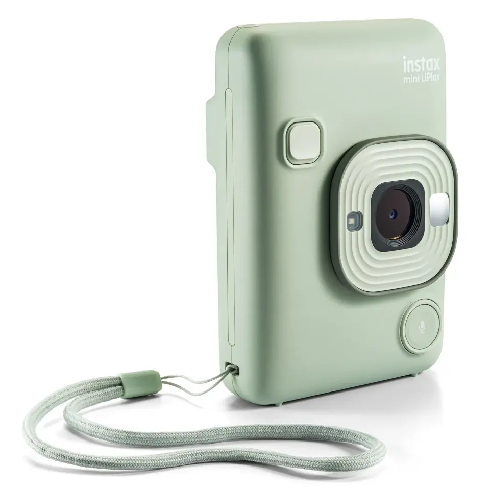 Instax Mini LiPlay Matcha Green Fotoğraf Makinesi + Çanta ve 20'li Film Set
