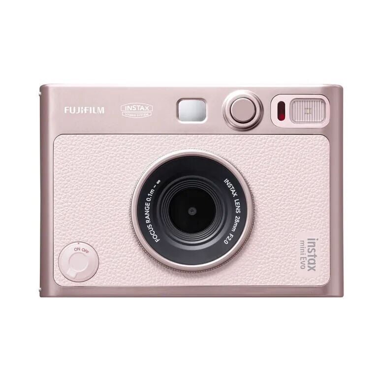 Instax Mini Evo Gentle Rose Fotoğraf Makinesi ve 20'li Film