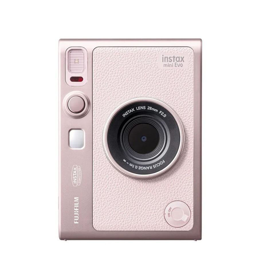 Instax Mini Evo Gentle Rose Fotoğraf Makinesi ve 20'li Film