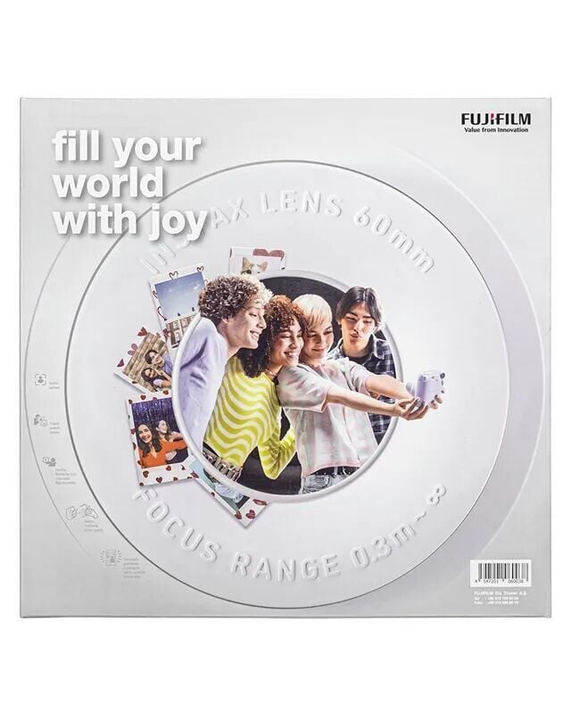 Instax Mini 12 Fotoğraf Makinesi Beyaz Bundle Box