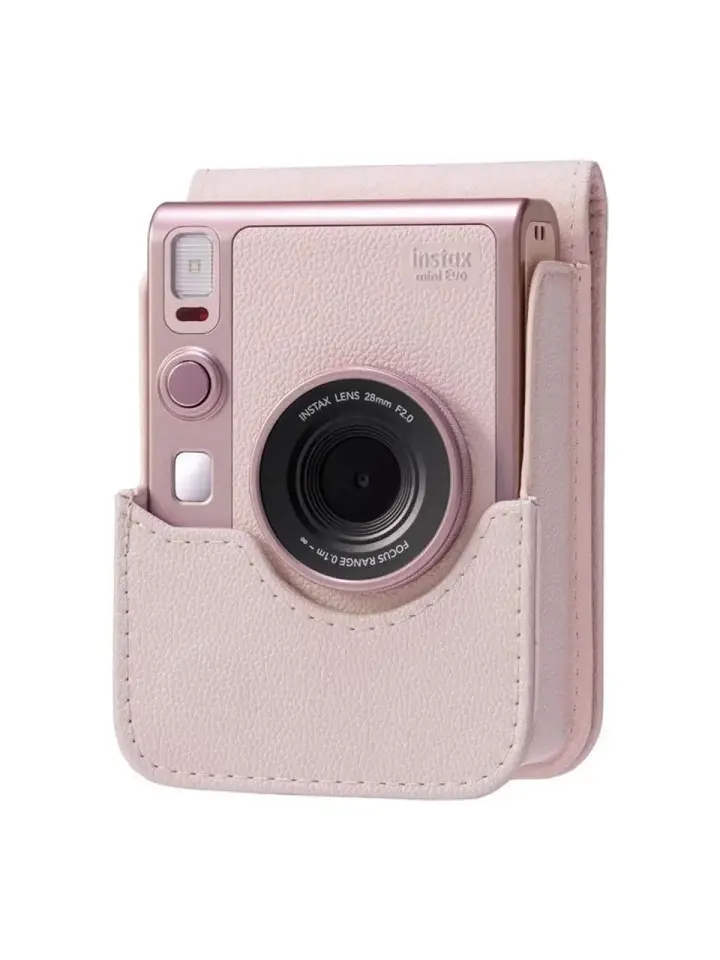 Instax Mini Evo Gentle Rose Fotoğraf Makinesi + Çanta ve 20'li Film Set