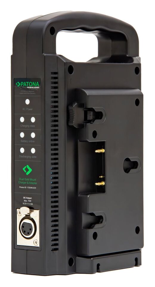 Patona 1725 Premium Gold Mount Dual Charger