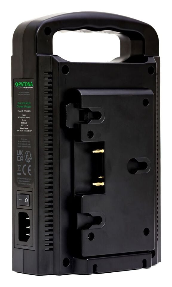 Patona 1725 Premium Gold Mount Dual Charger