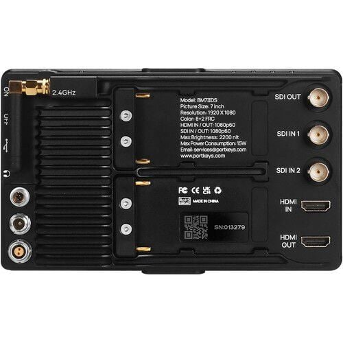 Portkeys Bm7 ii Ds 7 inch Monitor