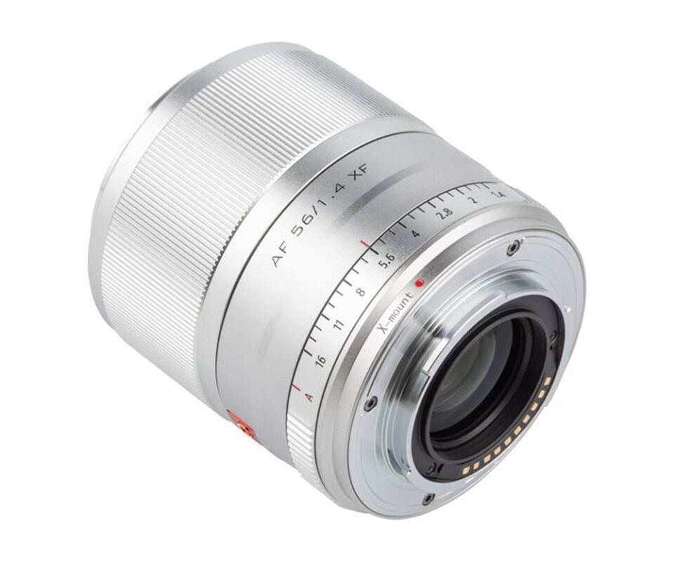 Viltrox Af 56Mm F1.4 Xf Lens Stm Fuji Silver