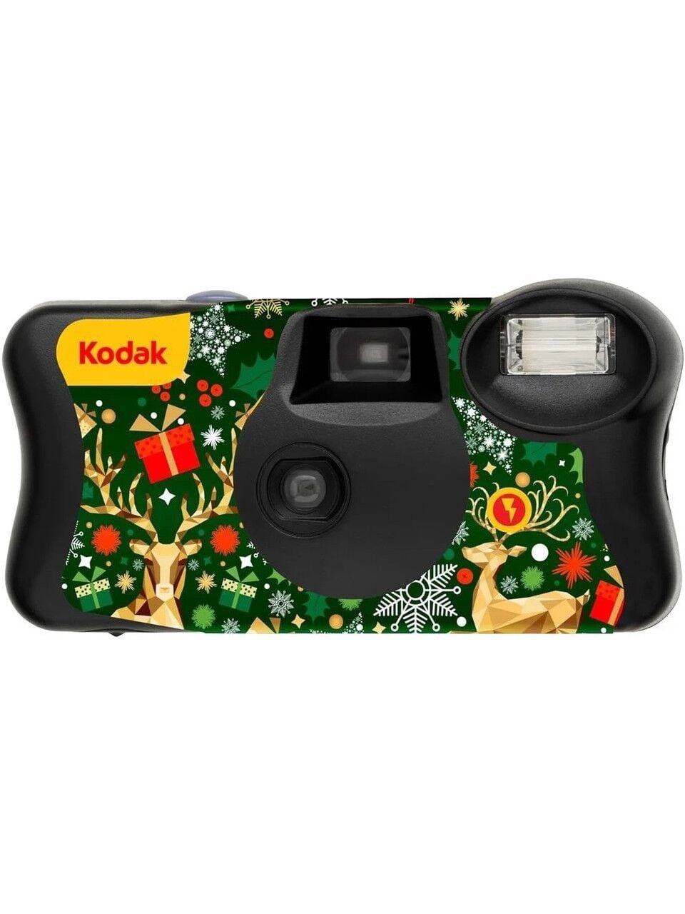 Kodak Funsaver Yılbaşı Özel Seri Flaşlı 39 Poz (Tek Kullanımlık) Analog Fotoğraf Makinesi