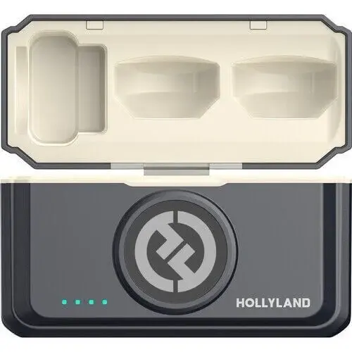 Hollyland Lark M2 Combo İkili Kablosuz Mikrofon Sistemi Siyah