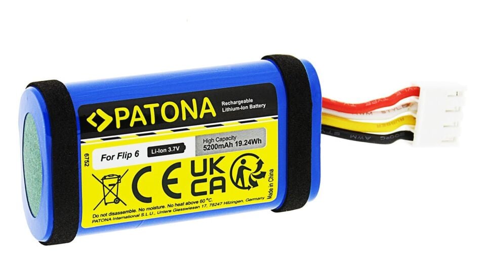 Patona 6752 Battery Jbl Lip 6 5200Mah