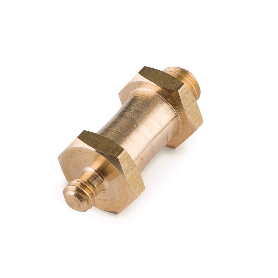 Manfrotto 037 Süper Klemp İçin Çift Taraflı Kısa Adaptör - 1/4vida,3/8vida