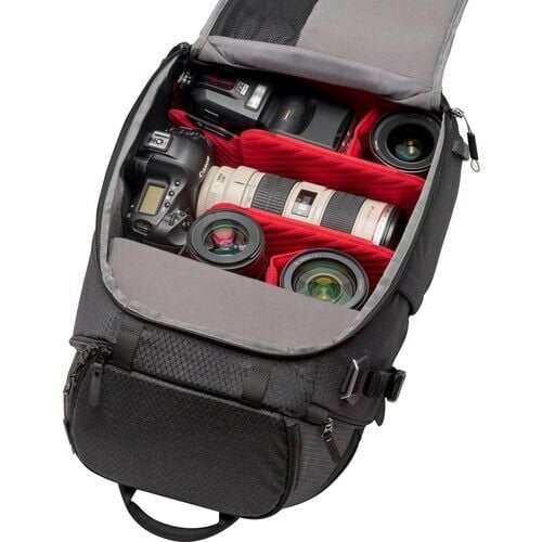 Manfrotto PL2-BP-ML-M Multiloader Backpack M Profesyonel Ön,Üst ve Yandan Açılan Kilitli Sırt Çantası
