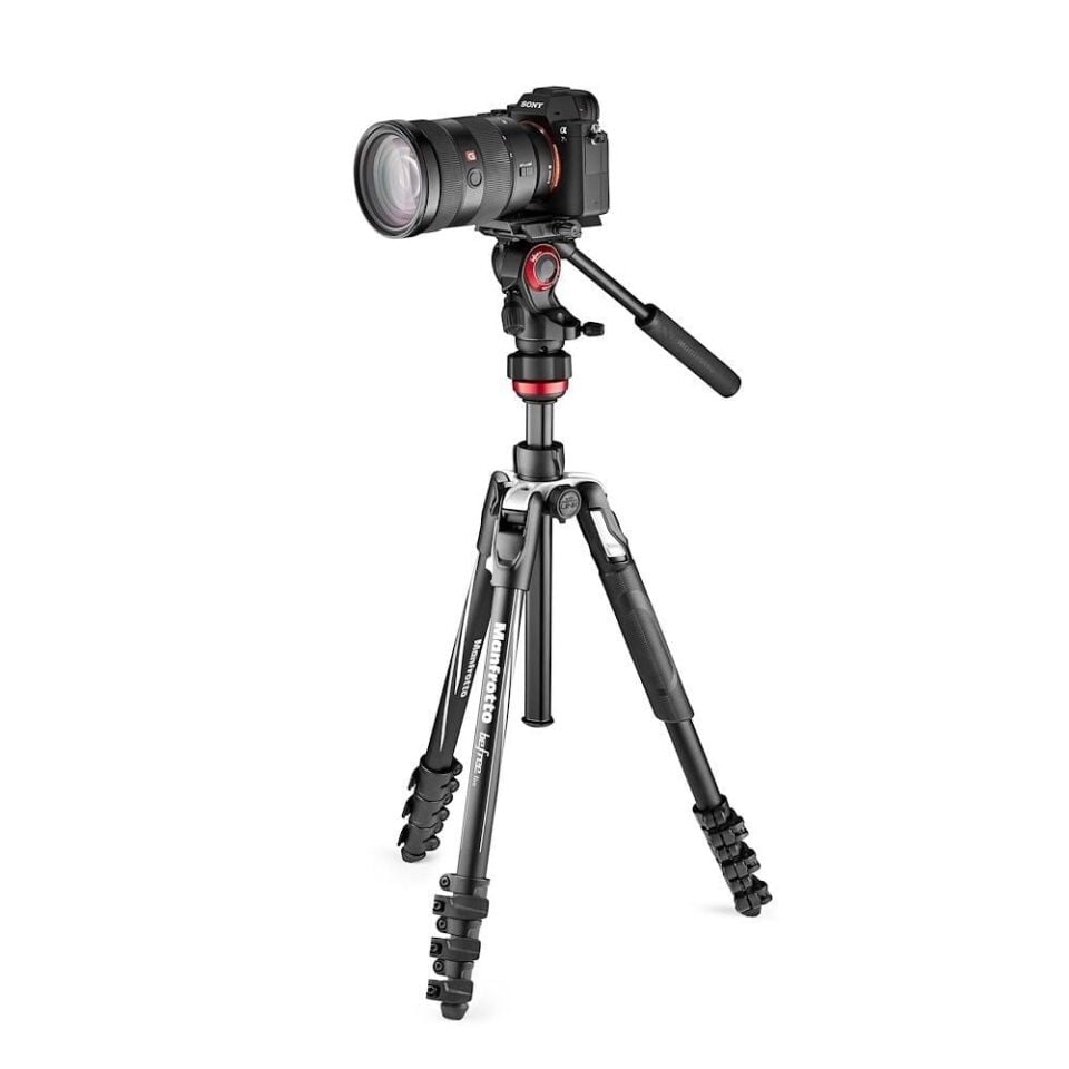 Manfrotto MVKBFRL-LIVE Befree Video Tripod Kit - Çantalı (Klips Kilit)