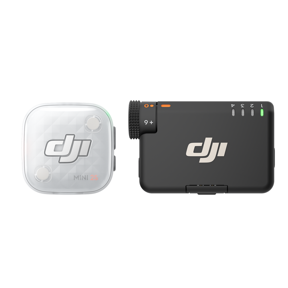 DJI Mic Mini 2S (2TX + 1 RX + Charging Case) + DJI Mic Series Mobile Receiver