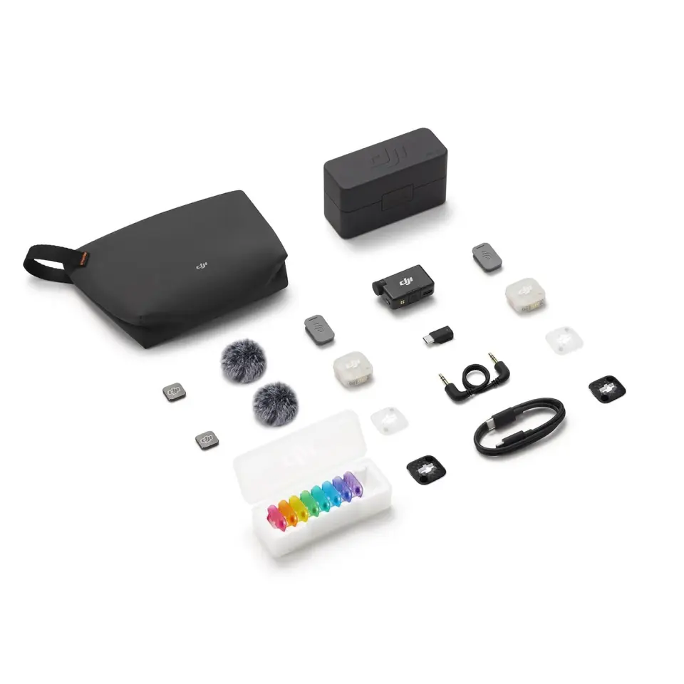 DJI Mic Mini 2S (2TX + 1 RX + Charging Case) + DJI Mic Series Mobile Receiver