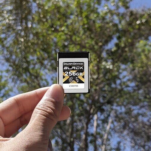 Delkin Black CF Express Type B 256GB 4.0 Hafıza Kartı (Okuma:3530 - Yazma:3250)