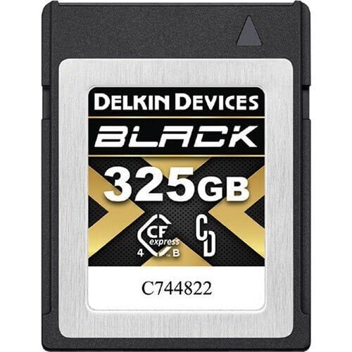 Delkin Black CF Express Type B 325GB 4.0 Hafıza Kartı (Okuma:3530 - Yazma:3250)
