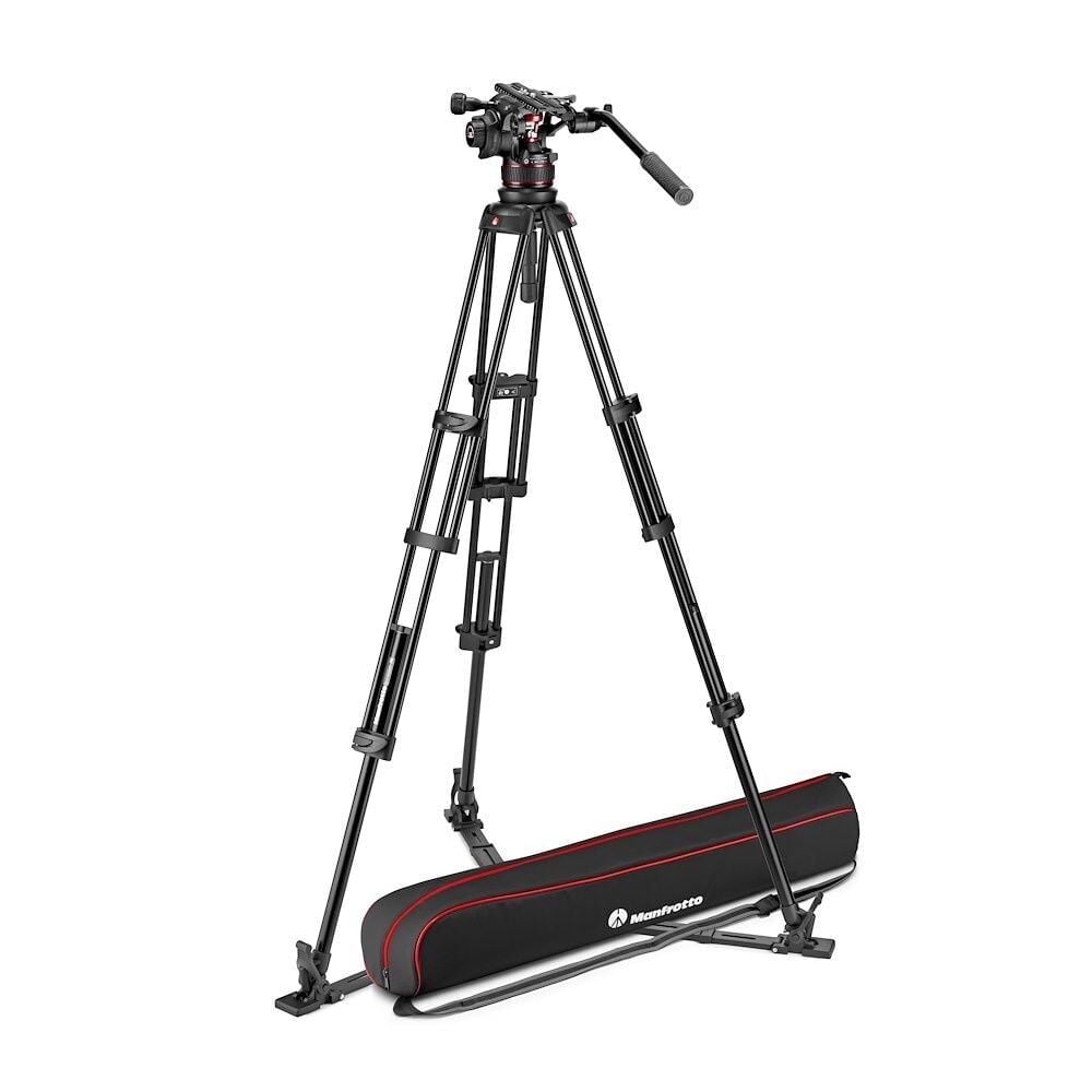 Manfrotto MVK612TWINGA Nitrotech 612 Başlık ve 546GB Tripod Kit - Çantalı