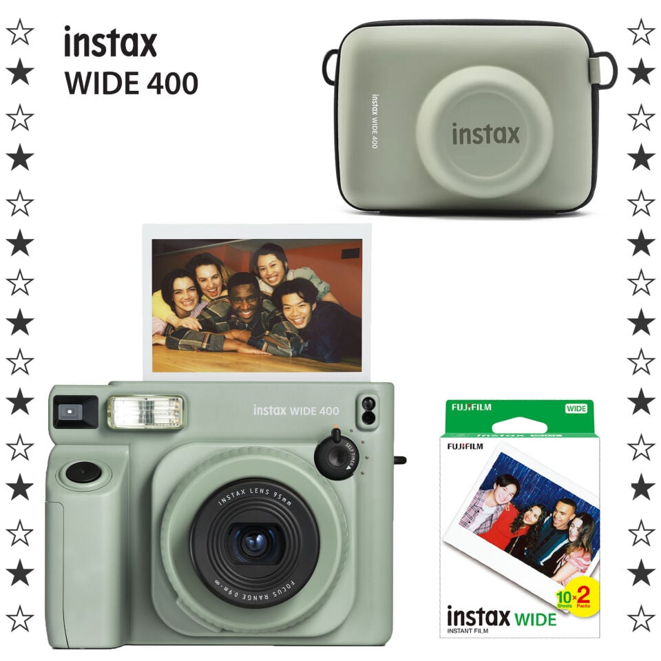 Yeşil Fotoğraf Makinesi + 20'li Film ve Çanta Set