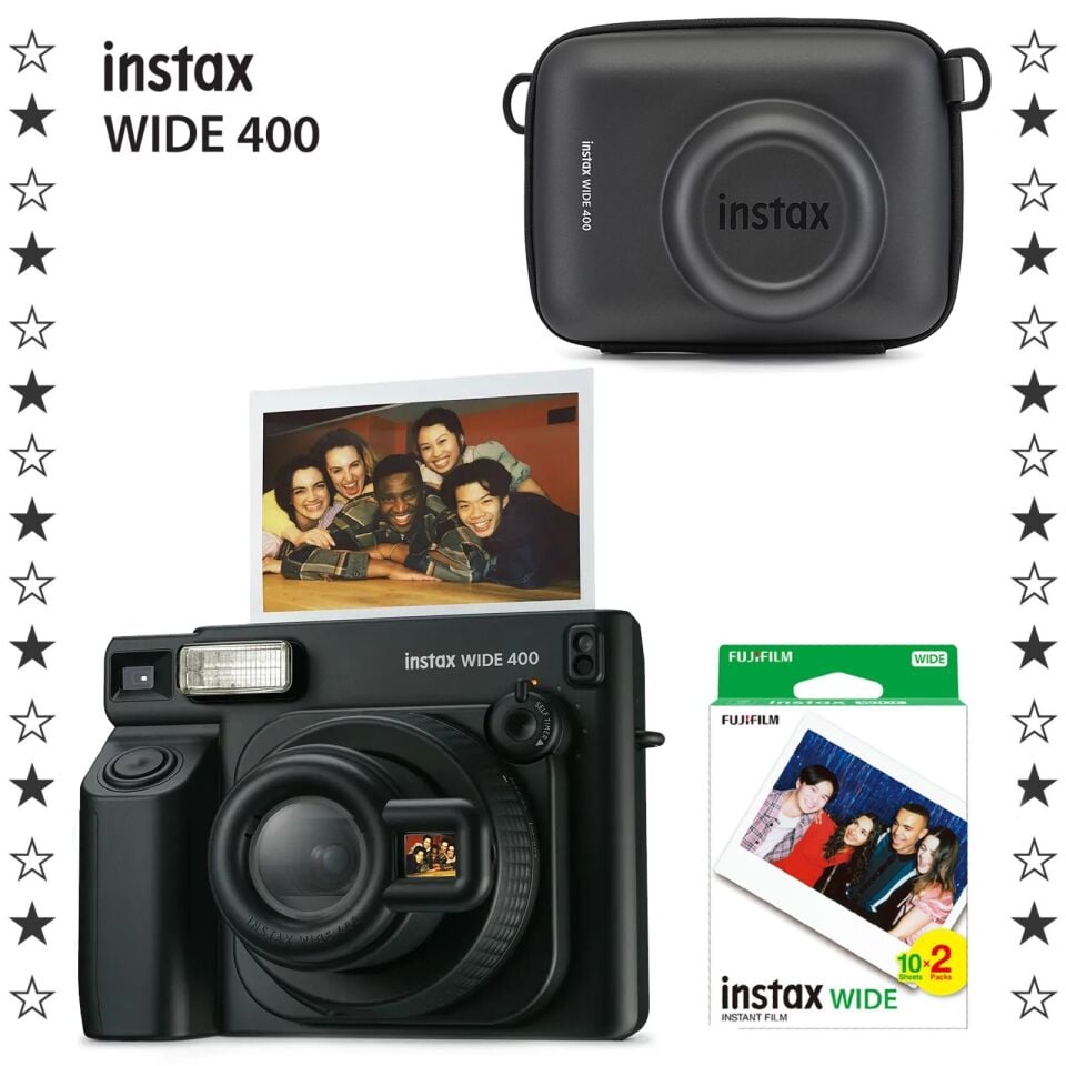 Siyah Fotoğraf Makinesi + 20'li Film ve Çanta