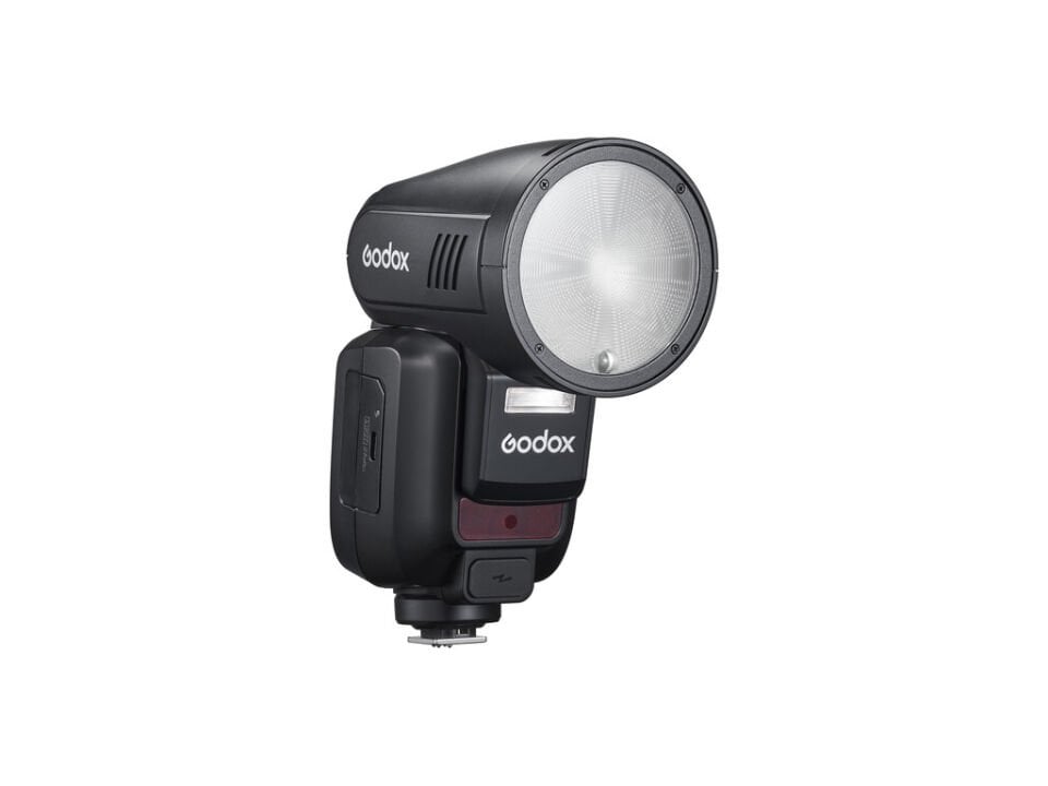 Godox V100 Canon Uyumlu Yuvarlak Kafa Flaş