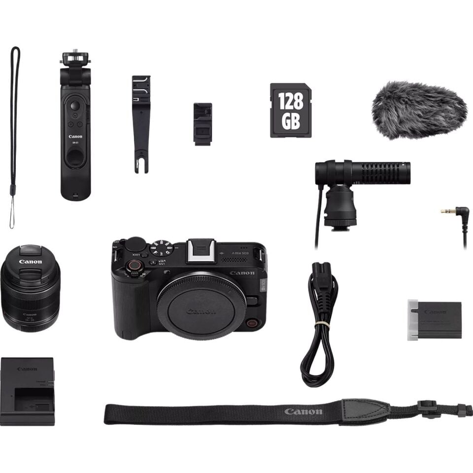 Canon EOS R50 V Content Creator Kit (Canon Eurasia Garantili)