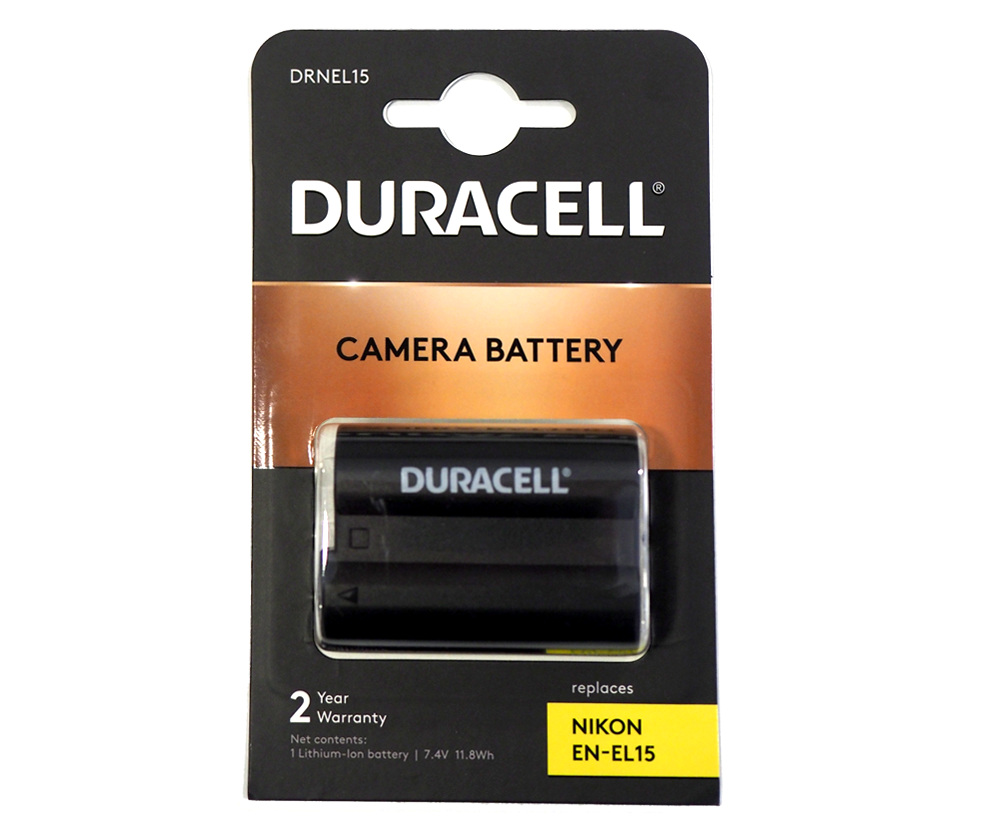Duracell Drnel15 -Nikon En-El15 Pil