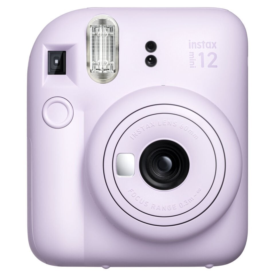 Instax Mini 12 Fotoğraf Makinesi Lila + 20'li Film + Çanta ve Laporta Albüm