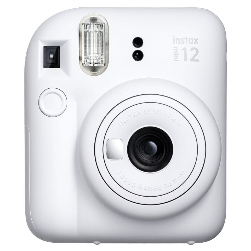 Instax Mini 12 Fotoğraf Makinesi Beyaz + 20'li Film + Çanta ve Laporta Albüm