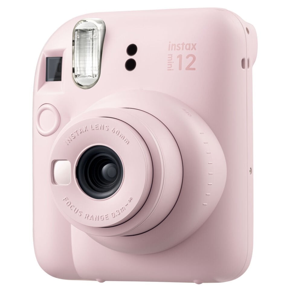 Instax Mini 12 Fotoğraf Makinesi Pembe + 20'li Film + Çanta ve Laporta Albüm