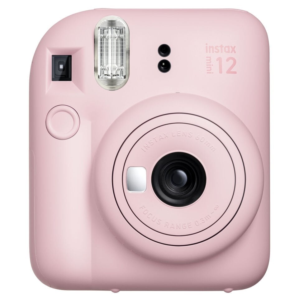 Instax Mini 12 Fotoğraf Makinesi Pembe + 20'li Film + Çanta ve Laporta Albüm