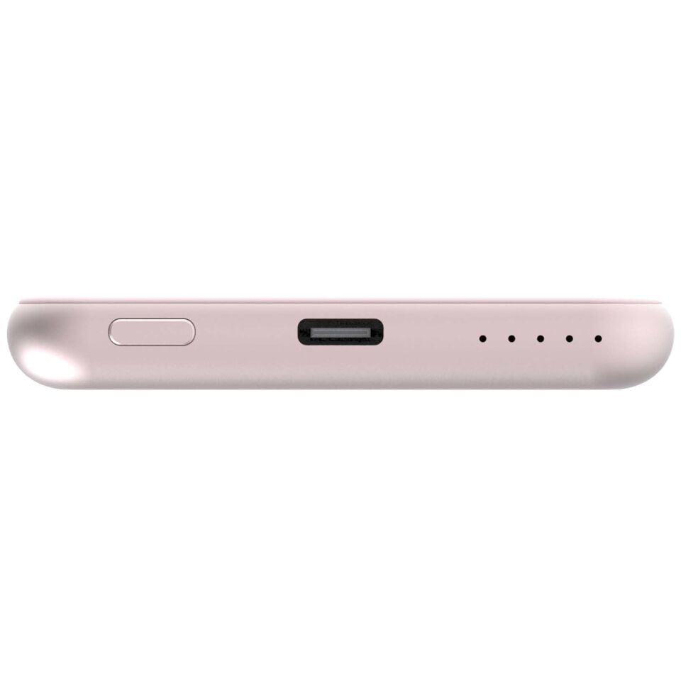 Verbatim 5000 Mah Manyetik Kablosuz (Magsafe) 15W Powerbank 20W PD Pembe Renk Kablo Dahil-(32243)