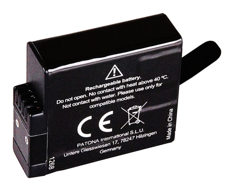 Patona 1268 Premium Batarya GoPro Hero 5 Black AABAT-001 AHDBT-501 Hero 6 Hero 7