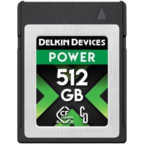 Delkin Power CF Express Type B 512GB 4.0 Hafıza Kartı (Okuma:1780 - Yazma:1700)