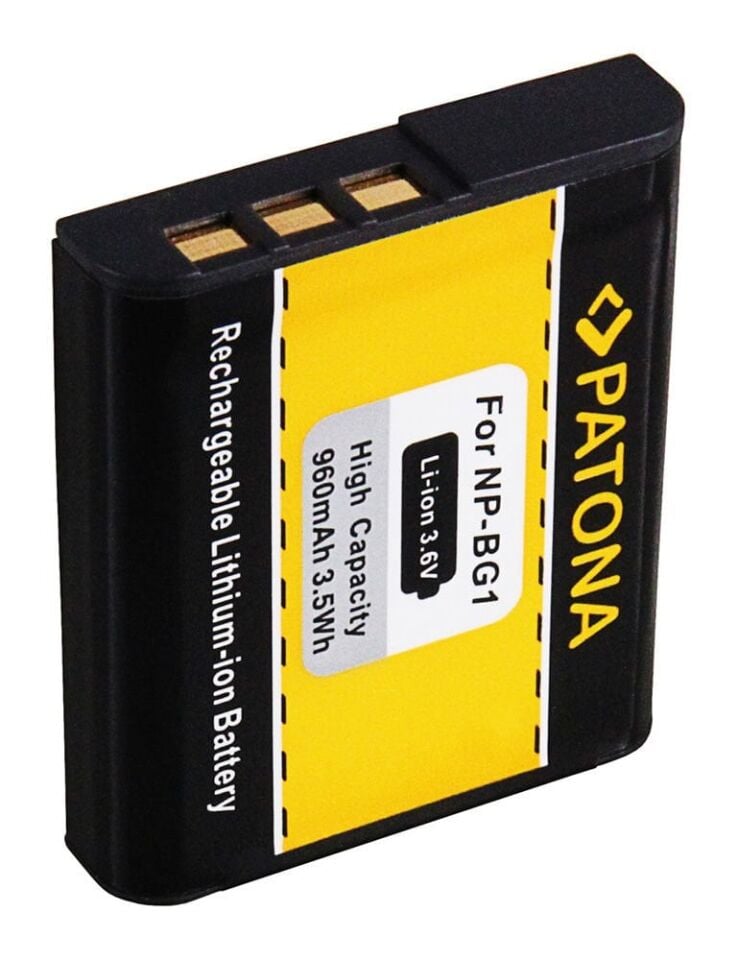 Patona 1050 Battery Sony Np-Bg1 960Mah 3.6V