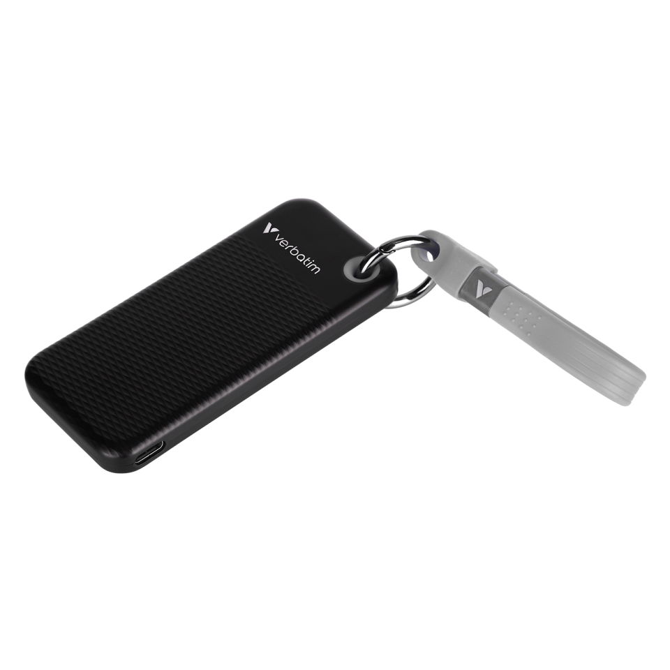 Verbatim 1 TB Pocket Mini Taşınabilir SSD Usb 3.2 - 1000MB/S-1000MB/S Siyah/ Gri Kablo Dahil-(32190)