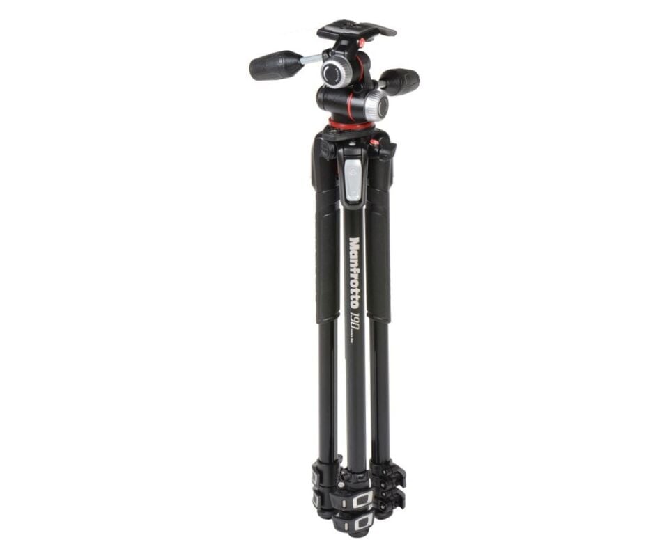 Manfrotto MK190XPRO3-3W 190serisi Tripod ve 3yönlü Başlıklı Kit