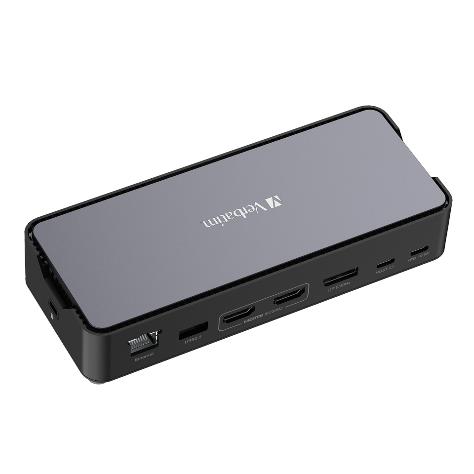 Verbatim 15 Port Usb C Bağlantılı Dock 2 x HDMI, 1 x DPort, 1 x RJ45, 1 x Usb-A 3.2 Gen2, 2 x Usb-A 3.2 Gen1, 1 x Usb-A 2.0, 2