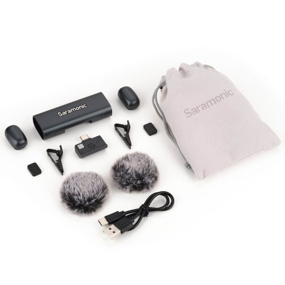 Saramonic Air SE Type-C 2 Kişilik Kablosuz Yaka ve El Mikrofonu