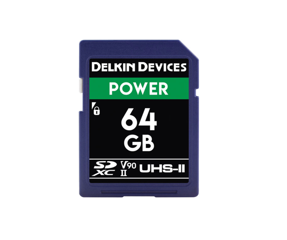Delkin Power 64Gb Sd Uhs-ii 2000X (V90)