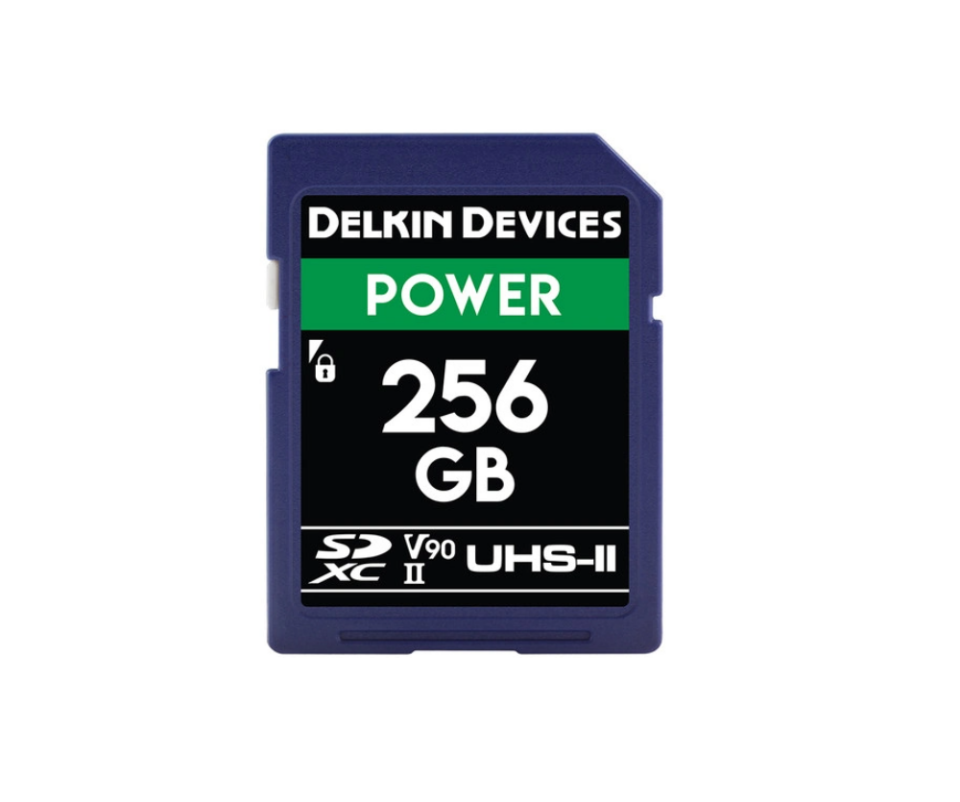 Delkin Power 256GB SD UHS-II 2000X V90 Hafıza Kartı (Okuma:300 - Yazma:250)