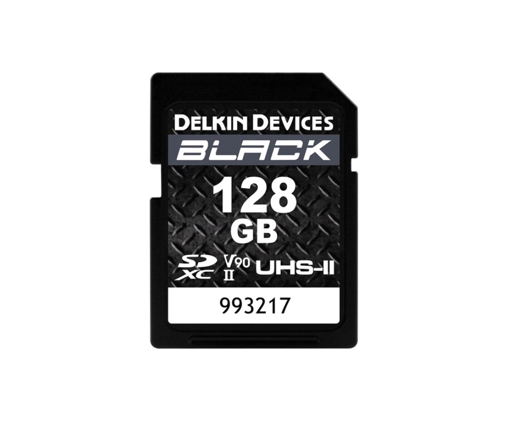Delkin Black 128Gb Sd Uhs-ii  U3 V90