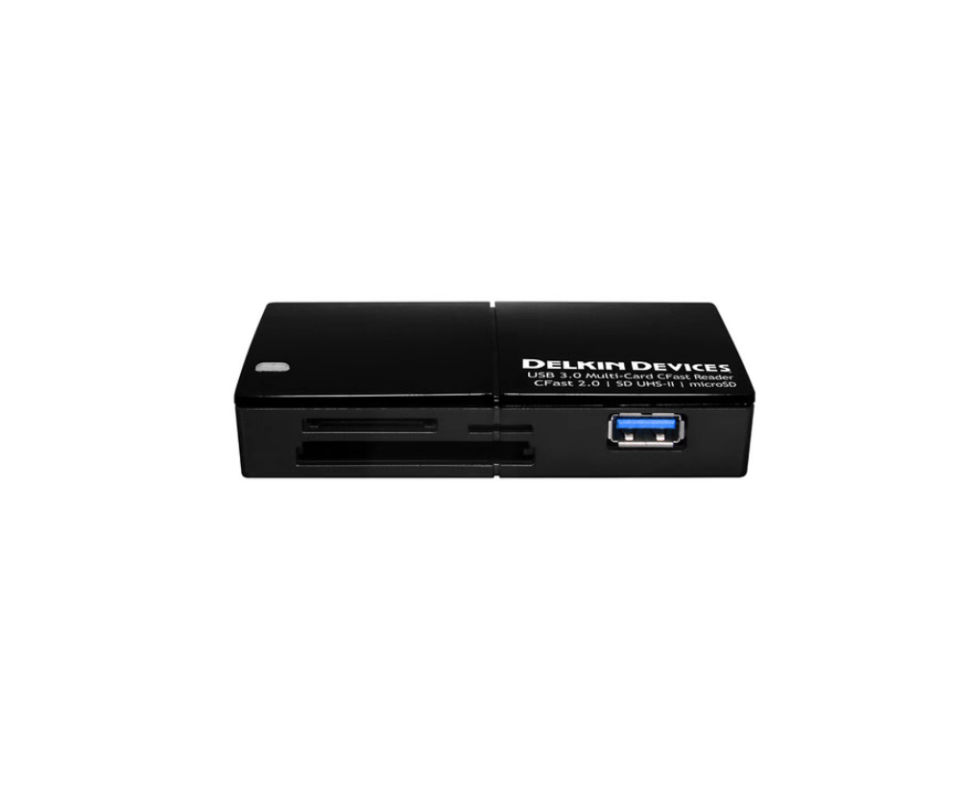Delkin USB 3.0 Reader-48 Cfast Multi-Slot Kart Okuyucu(Aktarım:500Mb/s)