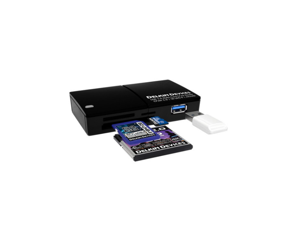 Delkin USB 3.0 Reader-48 Cfast Multi-Slot Kart Okuyucu(Aktarım:500Mb/s)