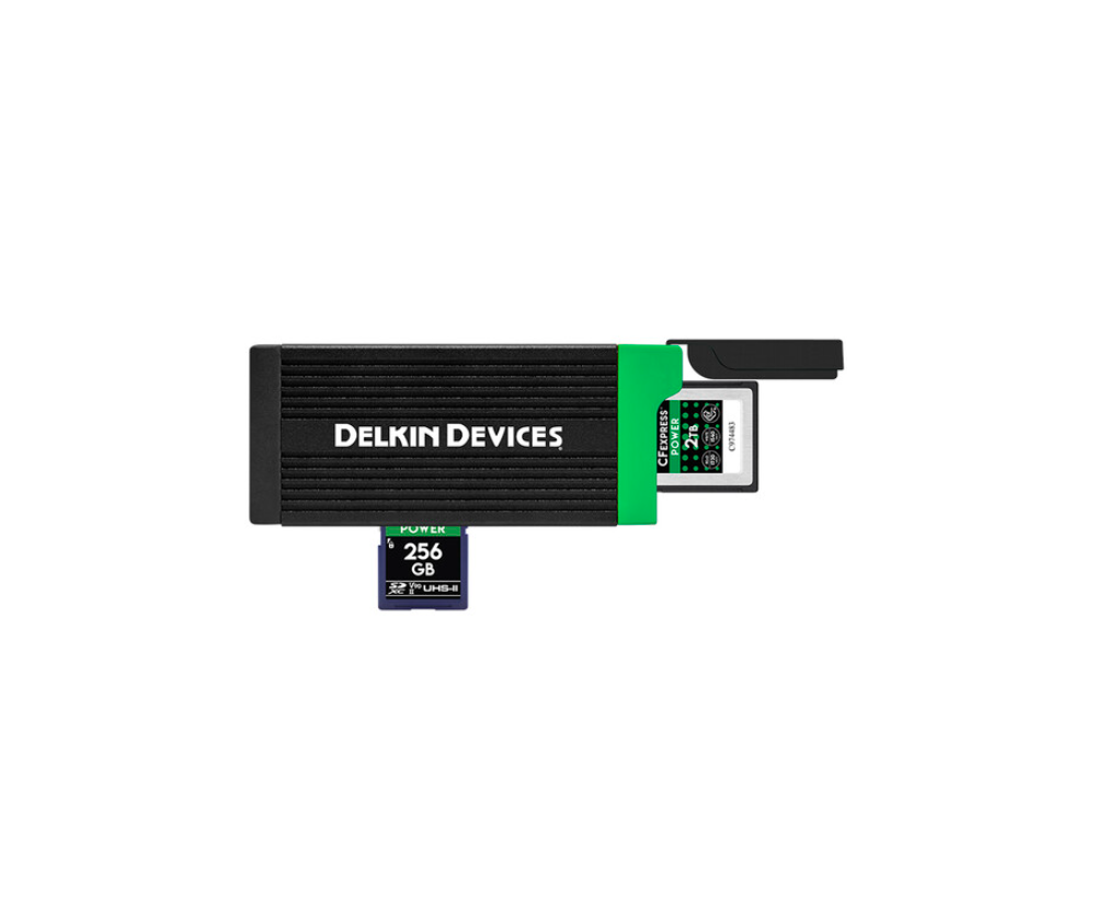 Delkin USB 3.2 Reader-56 CF Express Type B ve SD Kart Okuyucu(Aktarım:10Gb/s)