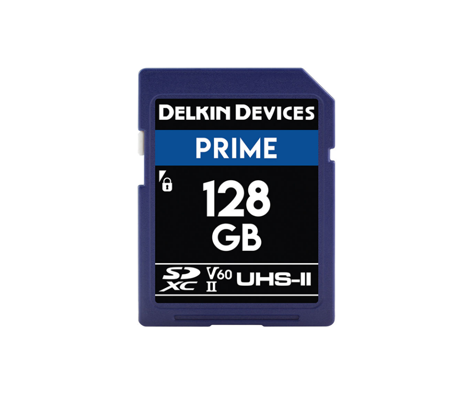 Delkin Prime 128GB SD UHS-II 1900X V60 Hafıza Kartı (Okuma:280 - Yazma:150)