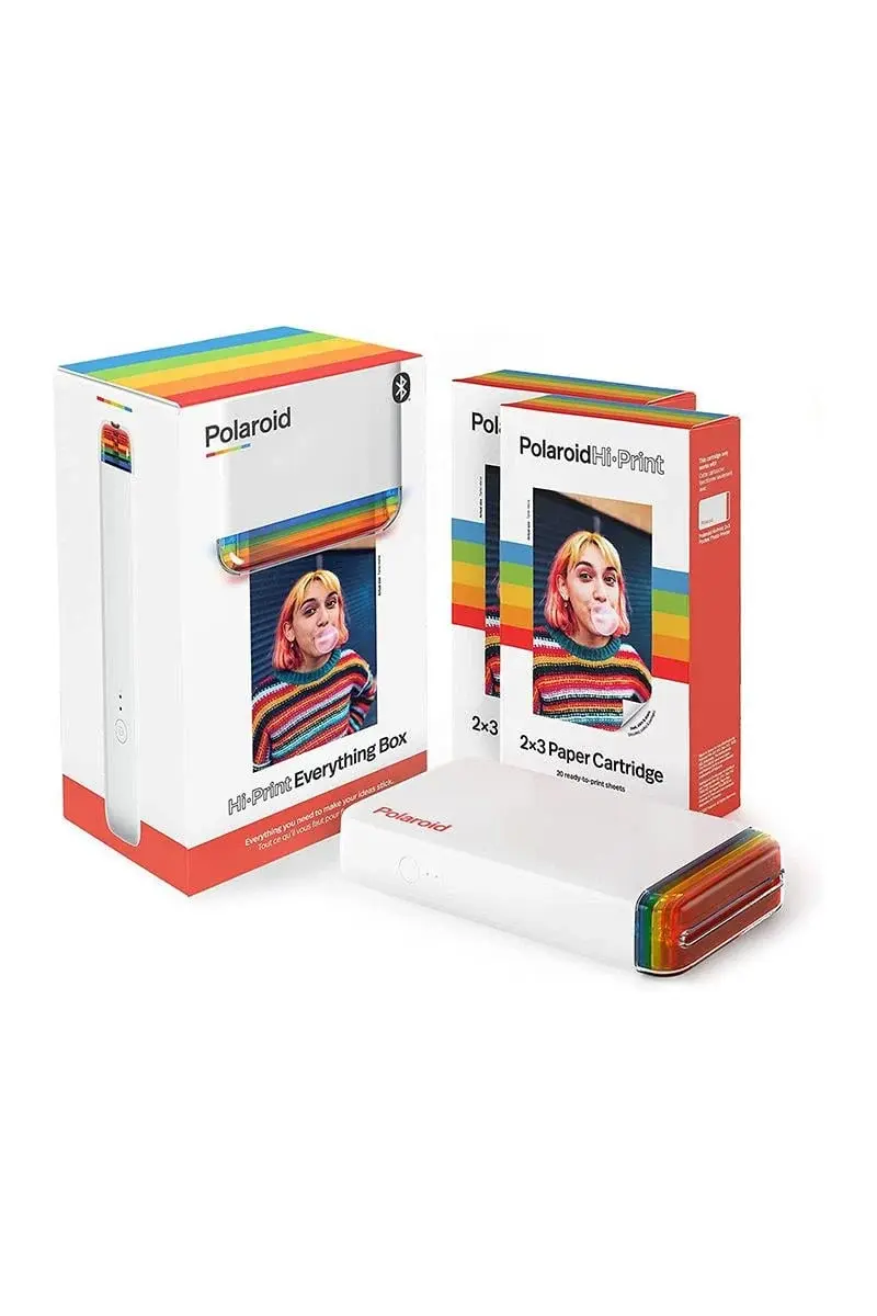 Polaroid Hi Print Fotoğraf Yazıcısı 2x3 Everything Box Beyaz