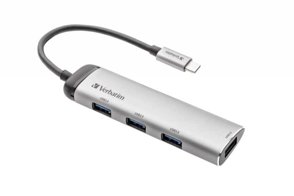 Verbatim 49147 - Usb-C Multiport Hub 4-Port Usb 3.2 Gen 1 Type A